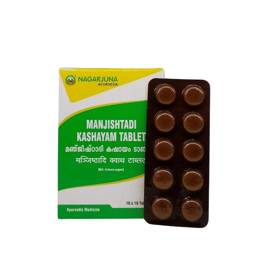Nagarjuna Ayurvedic Manjishtadi Kashayam 100 Tablets