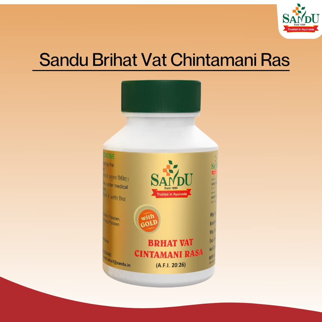 Sandu Ayurvedic Brhat Vat Cintamani Ras Tablets