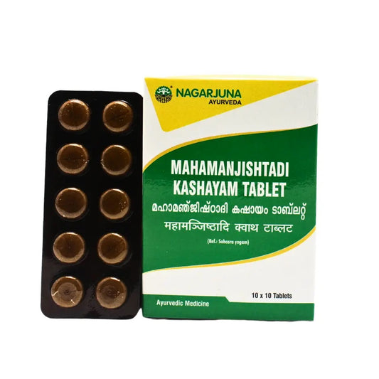 Nagarjuna Ayurvedic Mahamanjishtadi kashayam 100 Tablets