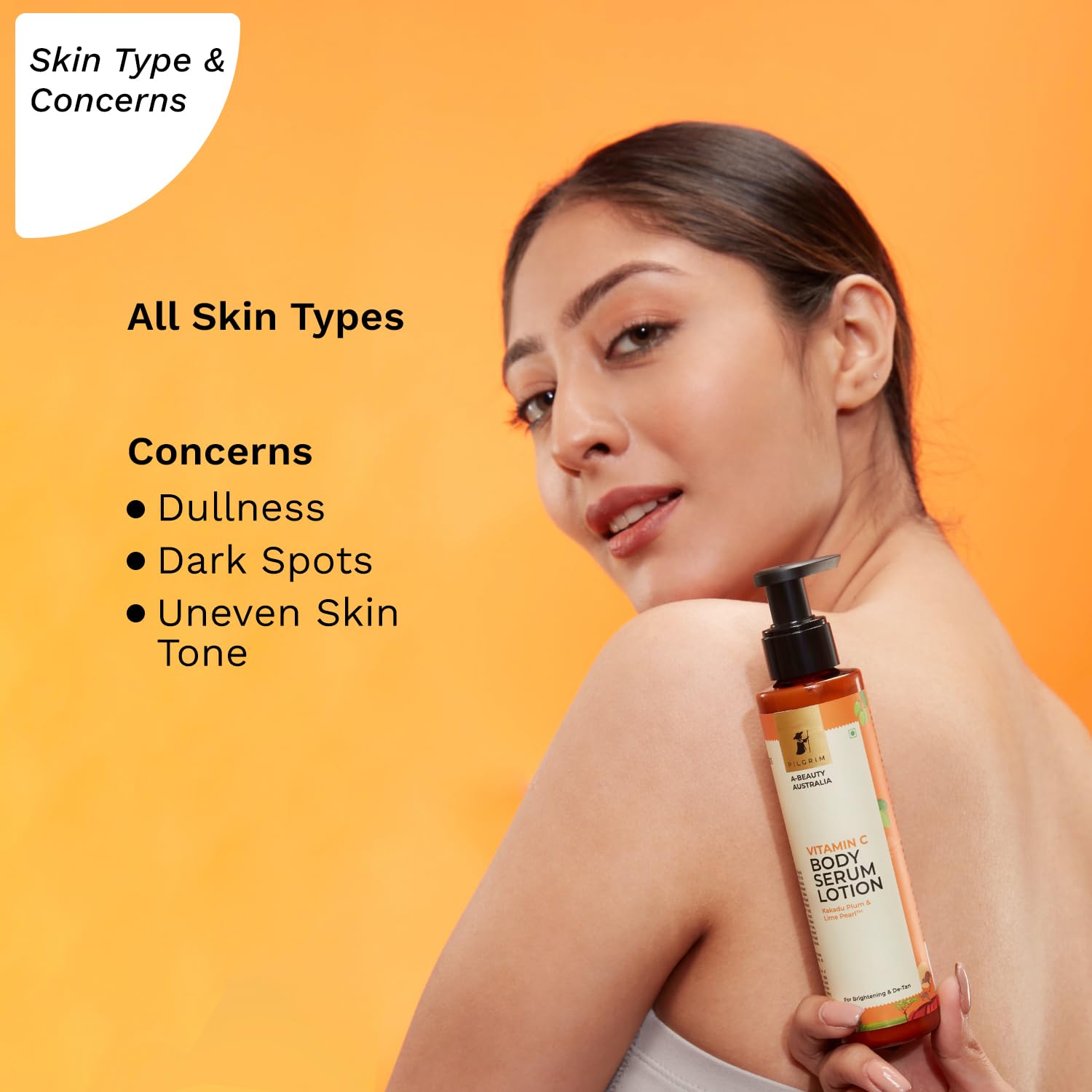 Pilgrim Cosmetics Vitamin C Body Serum Lotion Kakadu Plum & Lime Pearl™ 150.0 ml 5.0 fl. oz