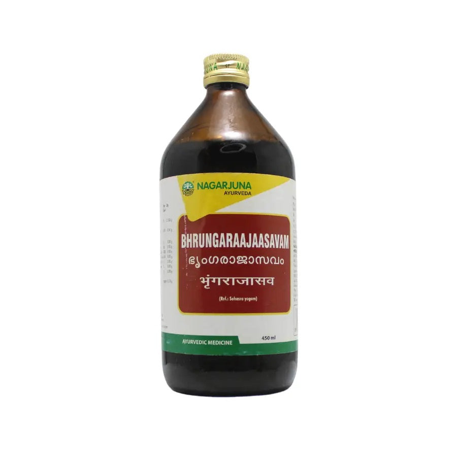 Nagarjuna Ayurvedic Bhrungaraajaasavam Liquid 450ml