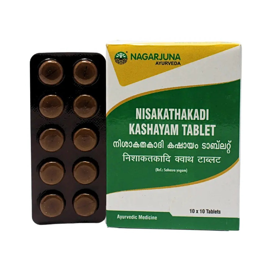 Nagarjuna Ayurvedic Nisakathakadi Kashayam 100 Tablets