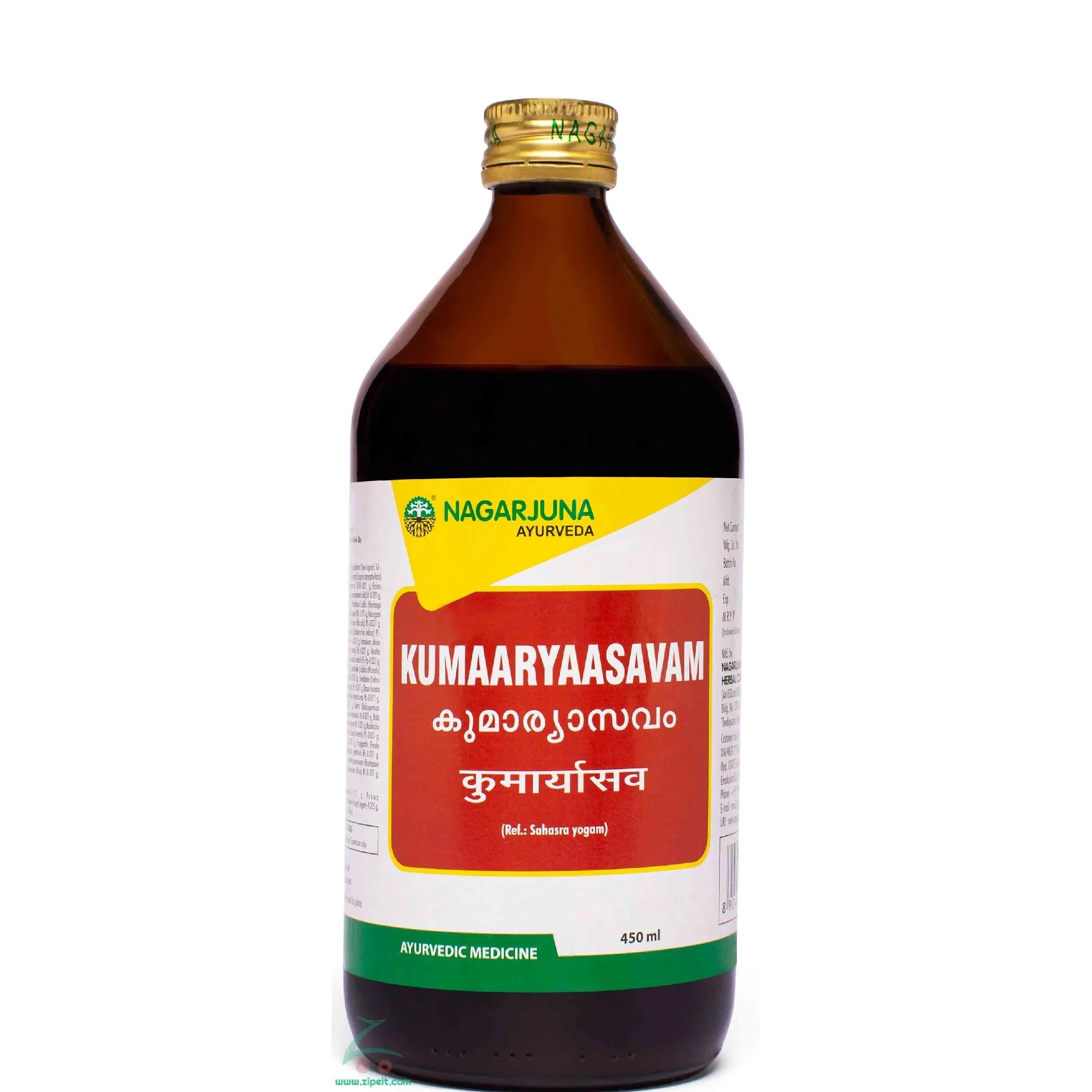 Nagarjuna Ayurveda Kumaaryaasavam Liquid 450ml