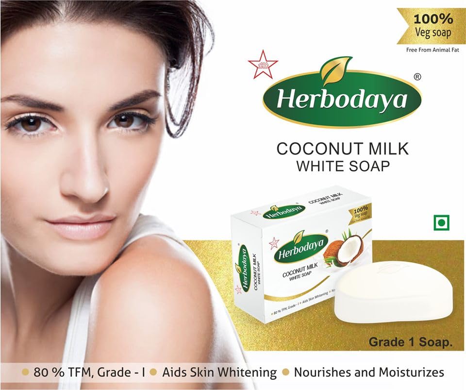 Skm Ayurveda Herbodaya Skin Care Coconut Milk White Soap