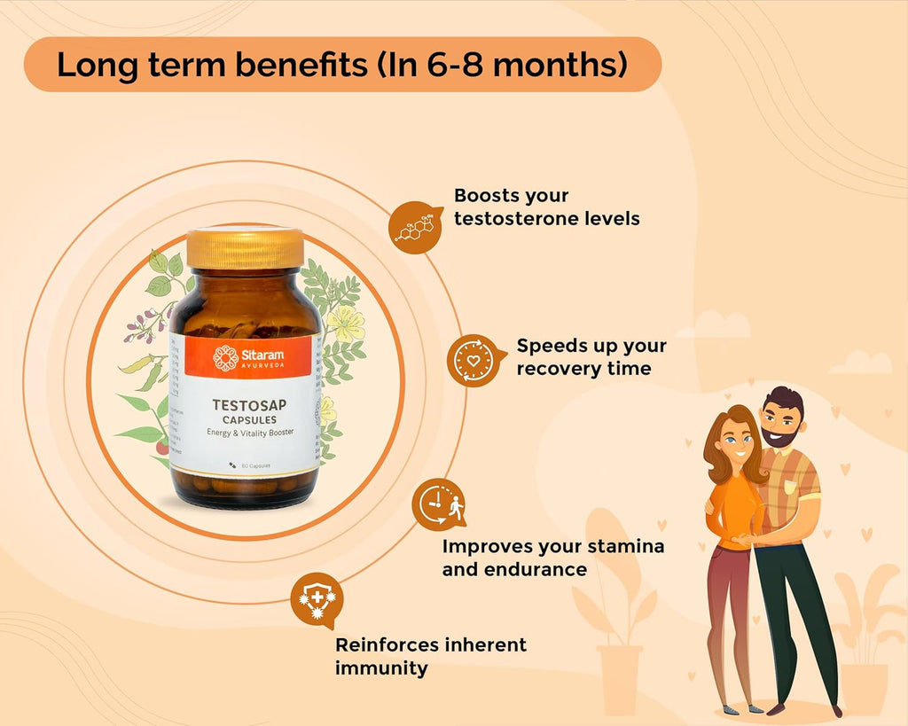 Sitaram Ayurveda Testosap 60 Capsules