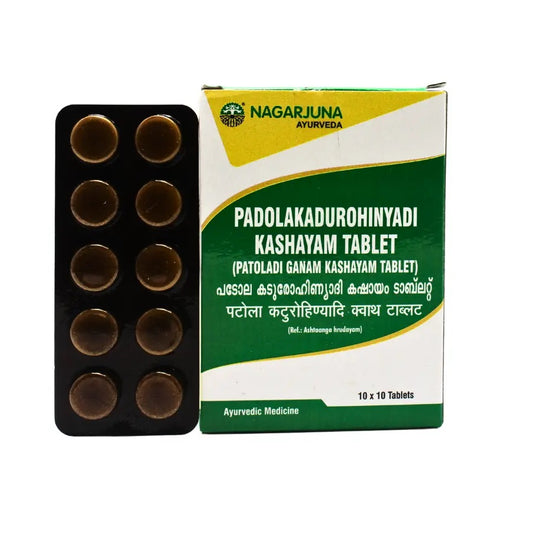 Nagarjuna Ayurvedic Patola Katurohinyadi Patola Kadurohinyadi Kashayam 100 Tablets