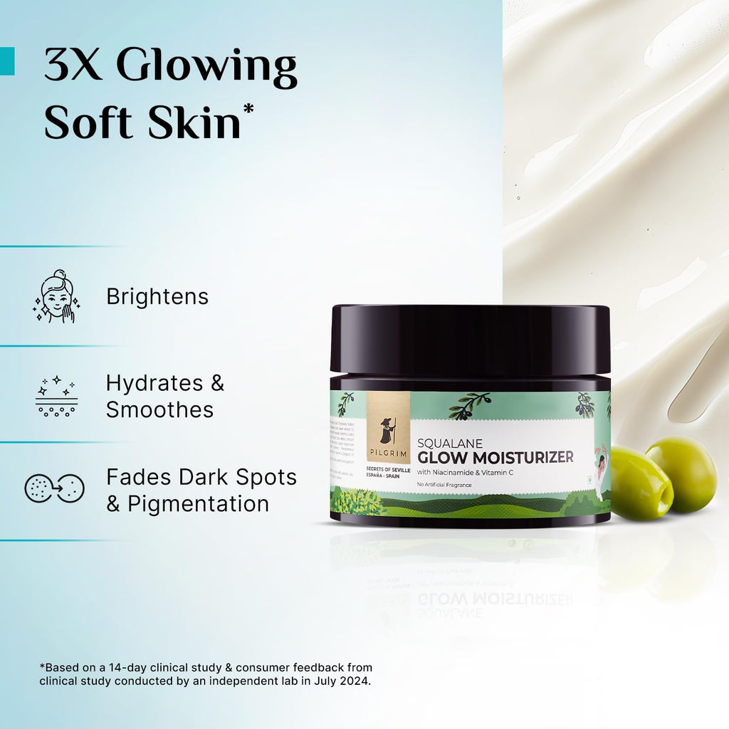 Pilgrim Squalane Glow Moisturizer Gel 50g