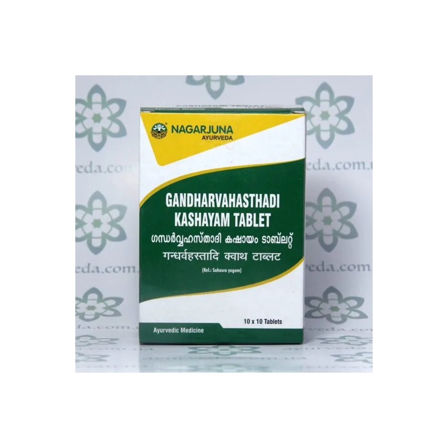 Nagarjuna Ayurvedic Gandharvahasthadi Kashayam 100 Tablets
