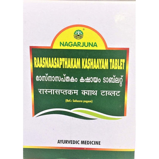 Nagarjuna Ayurvedic Rasnasapthakam Kashayam 100 Tablets