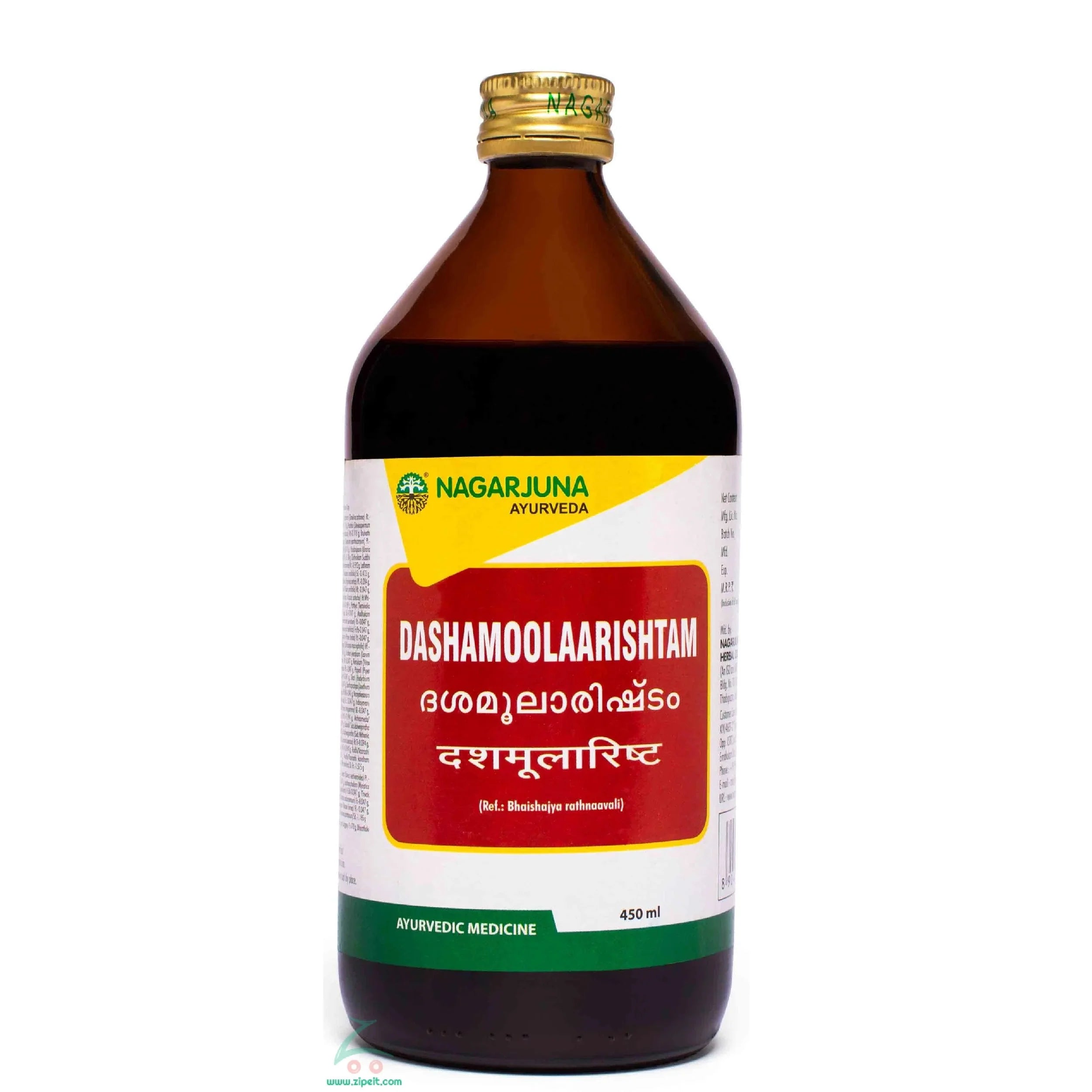 Nagarjuna Ayurveda Dashamoolaarishtam Liquid 450ml