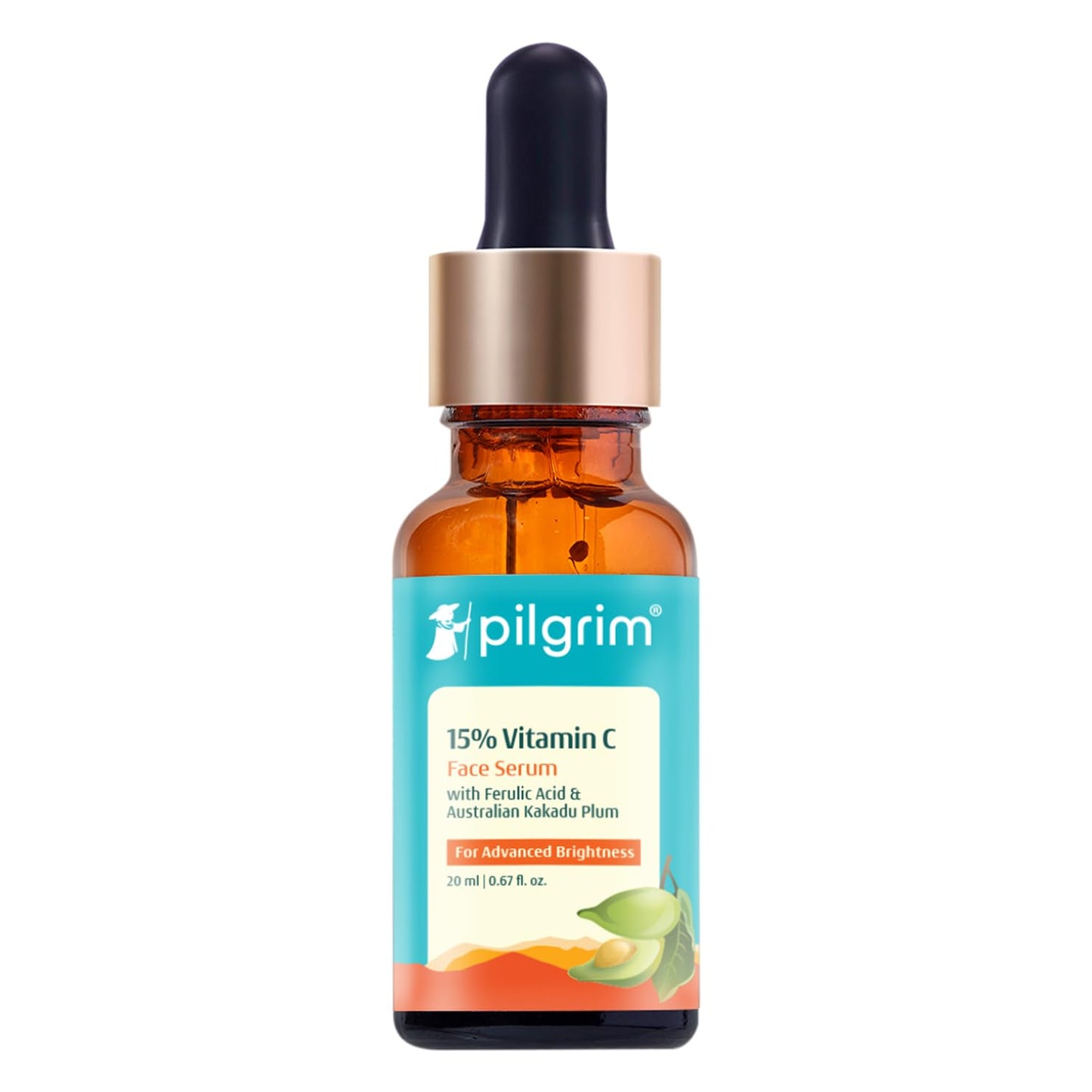 Pilgrim Cosmetics 15% Vitamin C Face Serum For Advanced Brightness 20ml