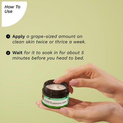 Pilgrim Cosmetics Squalane Glow Sleeping Mask 50g