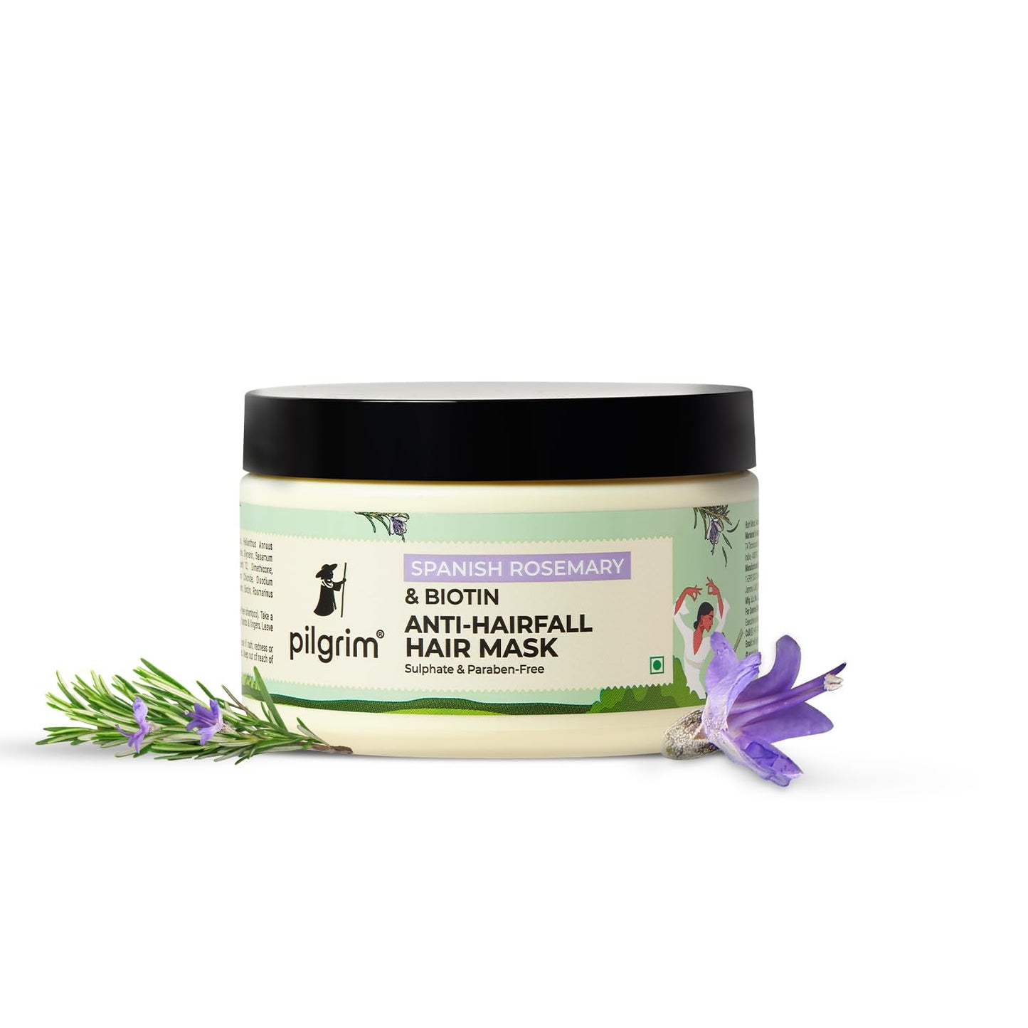 Pilgrim Cosmetics Spanish Rosemary & Biotin Anti-Hairfall Hair Mask 200.0 gm | 7.05 oz