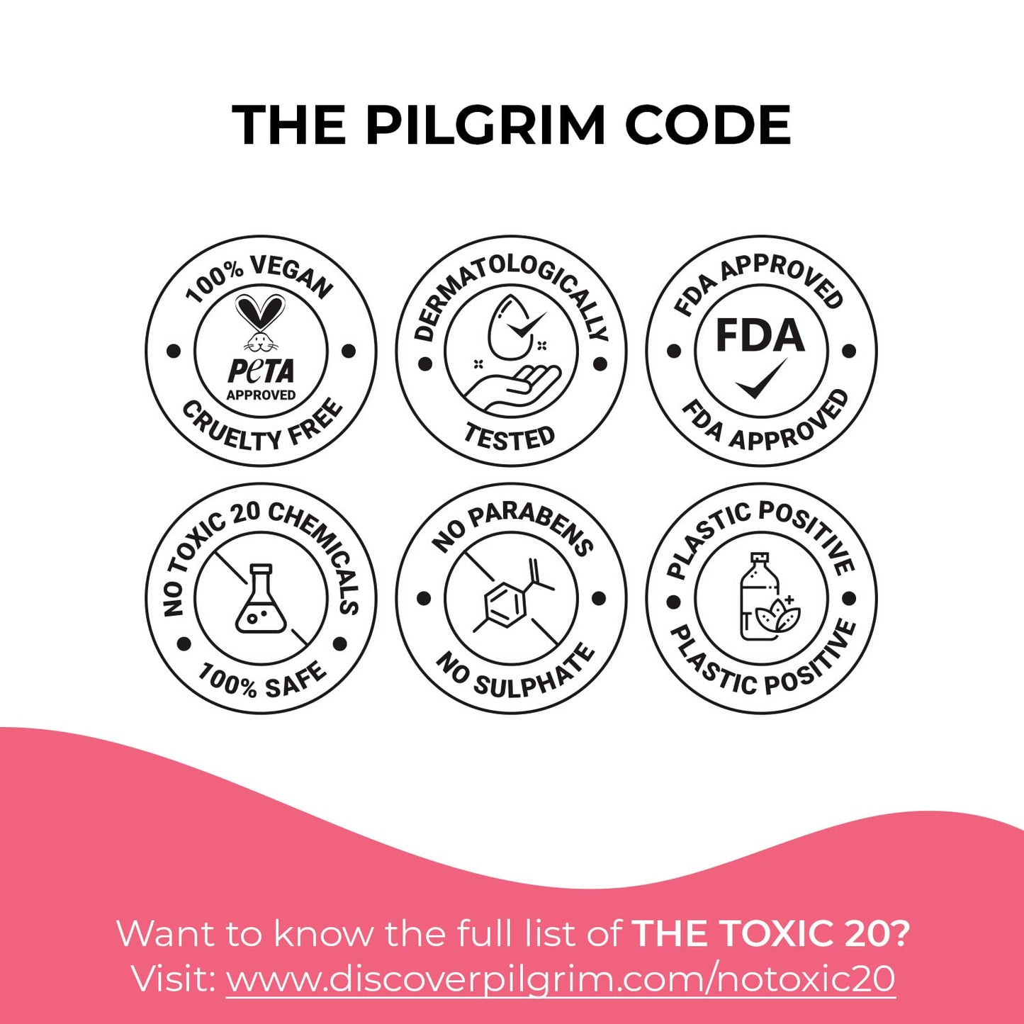 Pilgrim Cosmetics Squalane Strawberry Lip Balm 8gm