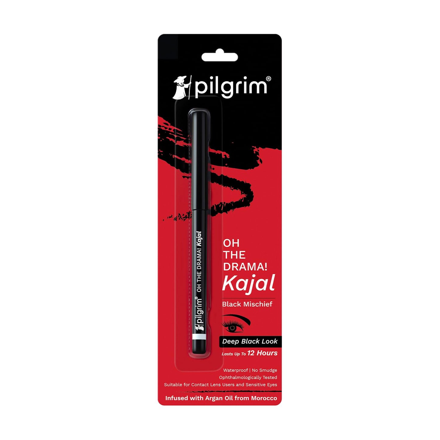 Pilgrim Cosmetics Oh The Drama! Kajal Black Mischief 0.35gm
