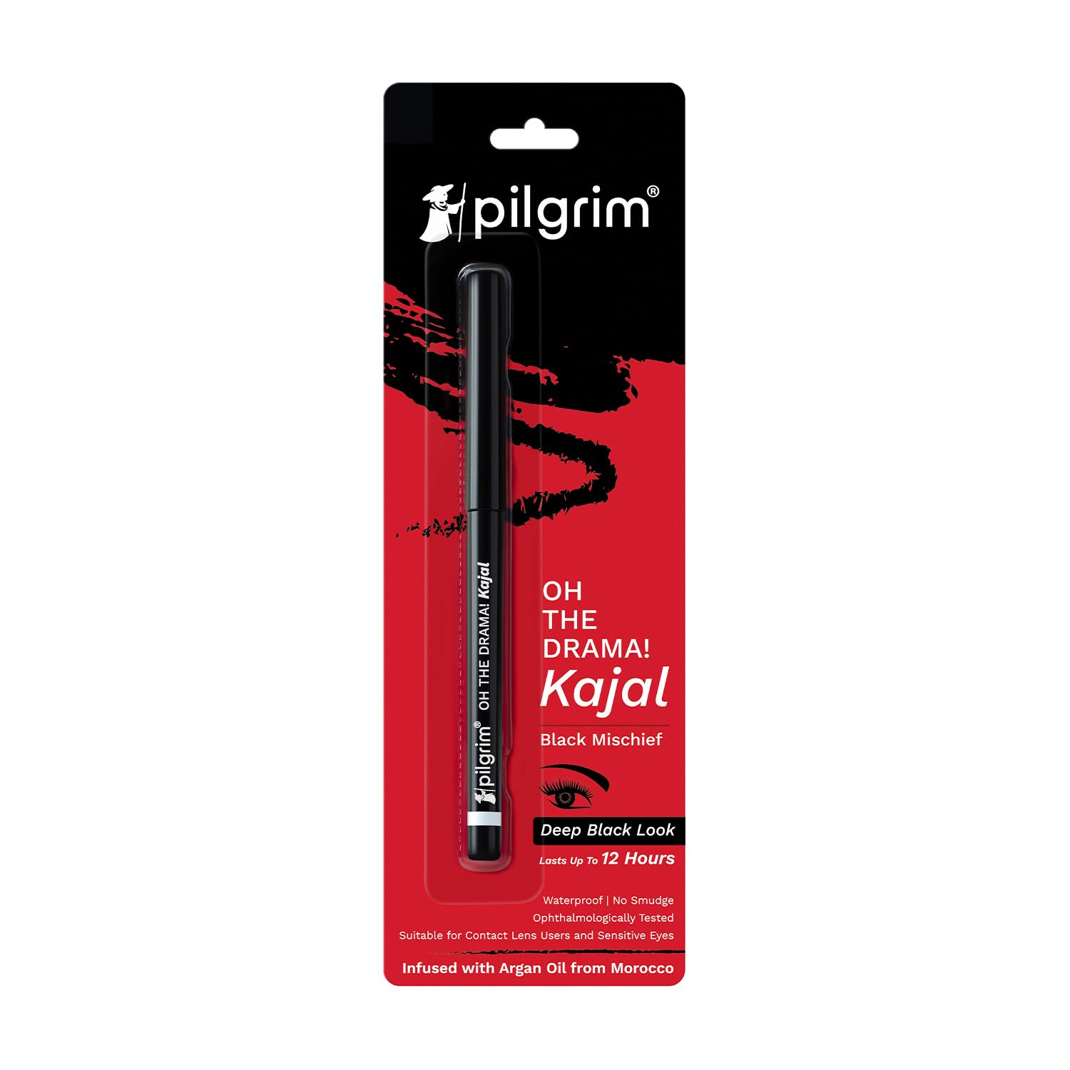 Pilgrim Cosmetics Oh The Drama! Kajal Black Mischief 0.35gm