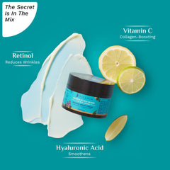Pilgrim Cosmetics Retinol Night Cream with Vitamin C & Hyaluronic Acid 50gm