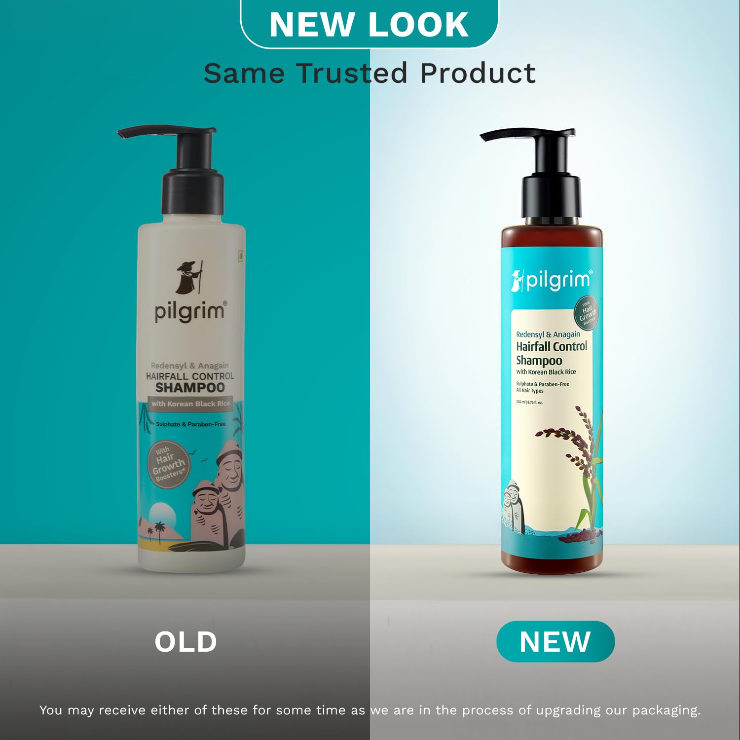 Pilgrim Cosmetics Redensyl & Anagain Hairfall Control Hair Shampoo 200 ml 6.8 fl. oz