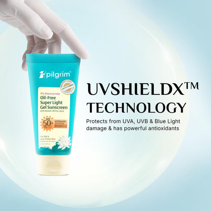 Pilgrim Cosmetics 5% Niacinamide Oil-Free Super Light Gel Sunscreen SPF 50+ PA++++ 40ml