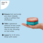 Pilgrim Cosmetics Argan Oil Hair Mask with White Lotus & Camellia 200.0 ml | 6.8 fl. oz