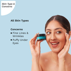 Pilgrim Cosmetics Retinol Under Eye Cream with Vitamin C & Hyaluronic Acid 30gm