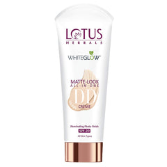 Lotus Herbals Cosmetics WhiteGlow Matt Look DD Cream SPF 20 Natural Beige 50g