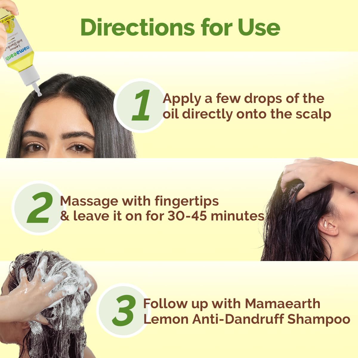 Mamaearth Lemon Anti-Dandruff Hair Oil with Lemon & Ginger 100ml
