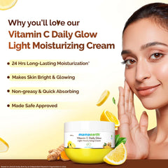 Mamaearth Hydraful Light & Vitamin C Daily Glow Light Moisturizing Cream