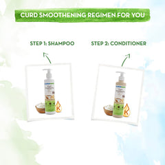 Mamaearth Curd Smoothening Conditioner with Curd & Keratin for Smooth & Shiny Hair 250ml