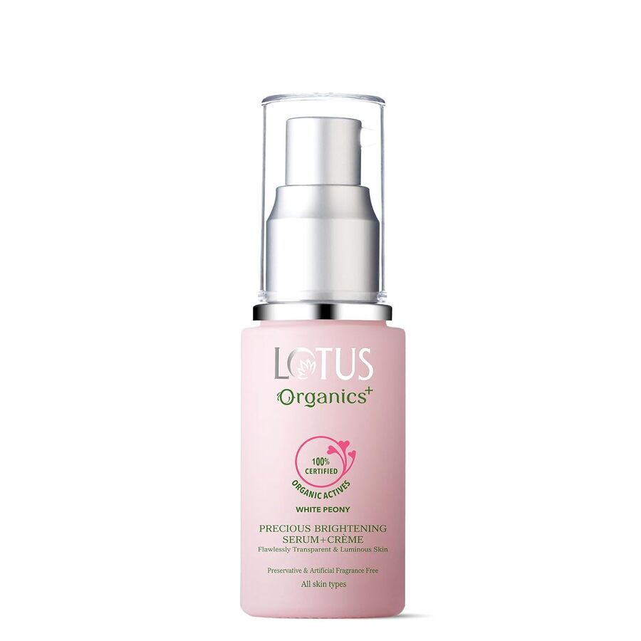 Lotus Organics+ Cosmetics Lotus Precious Brightening Serum+ Creme 30ml