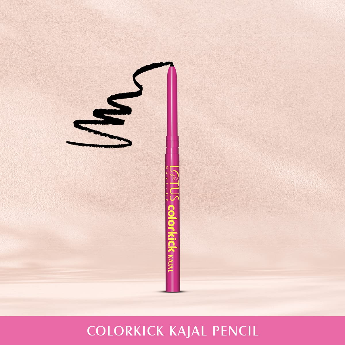 Lotus Make Up Cosmetics Colorkick Kajal Black (Pack of 2)