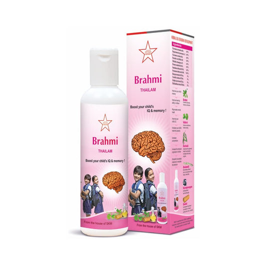 Skm Siddha Ayurveda Brahmi Thailam Oil 100ml,200ml & 500ml