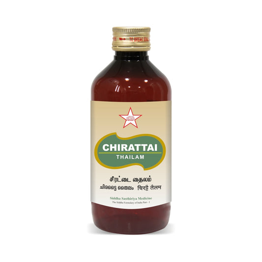 Skm Siddha Ayurveda Chirattai Thailam Oil 10ml & 30ml