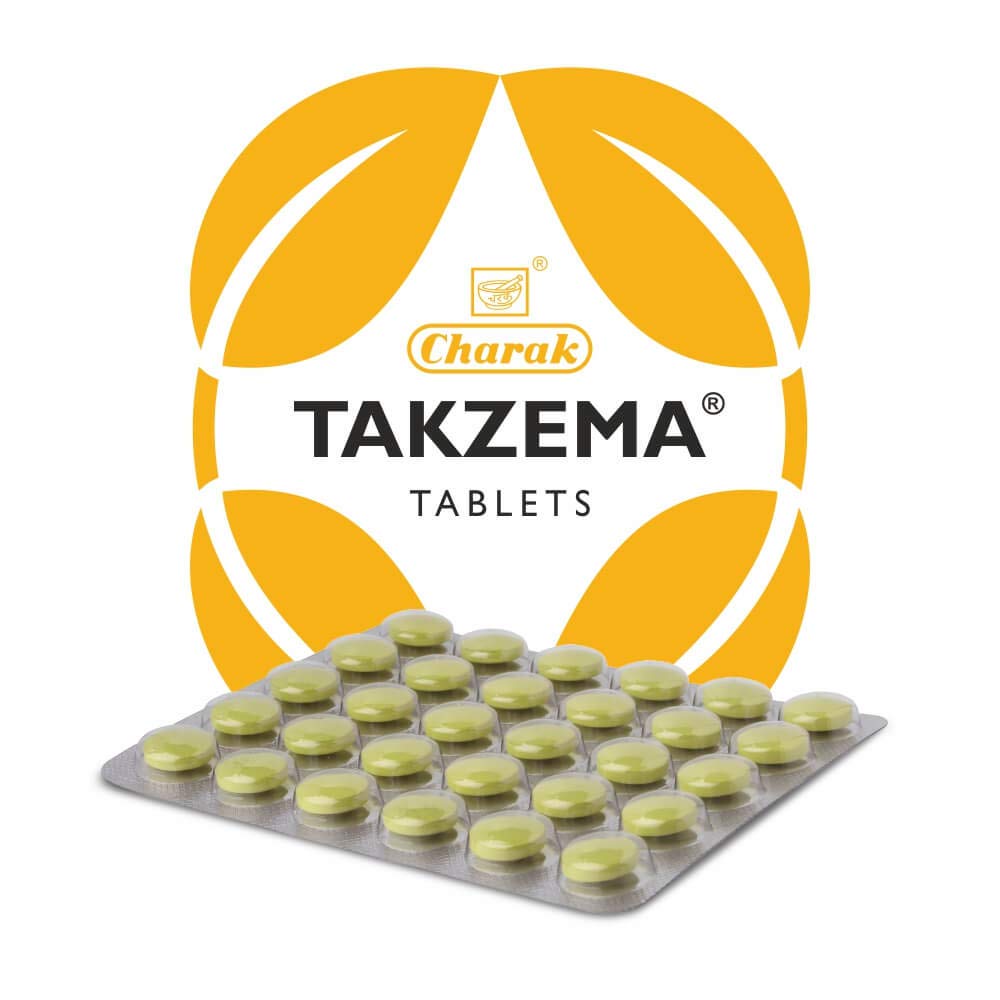 Charak Pharma Takzema For Skin Itching and Redness 30 Tablets