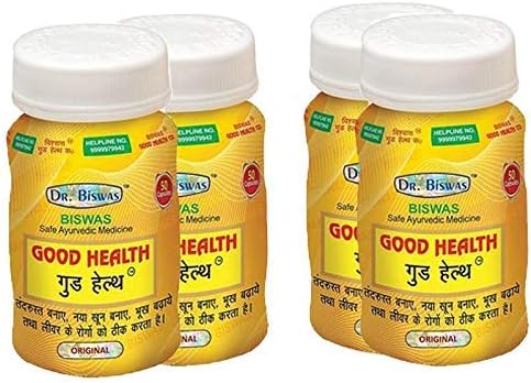 Dr Biswas Ayurvedic Good Health 50 Capsules Pack of 4