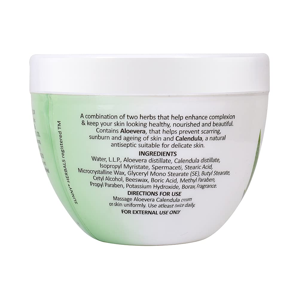 Bakson's Sunny Herbals Aloe Vera Calendula mit Allzweck-Hautpflegecreme