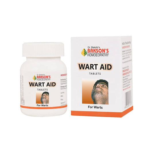 Bakson's Homoeopathy Wart Aid Wart Remover 75 Tablet