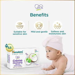 Himalaya Crème Cleansing Baby Care Bar Gentle Care For Newborns Skin Soap