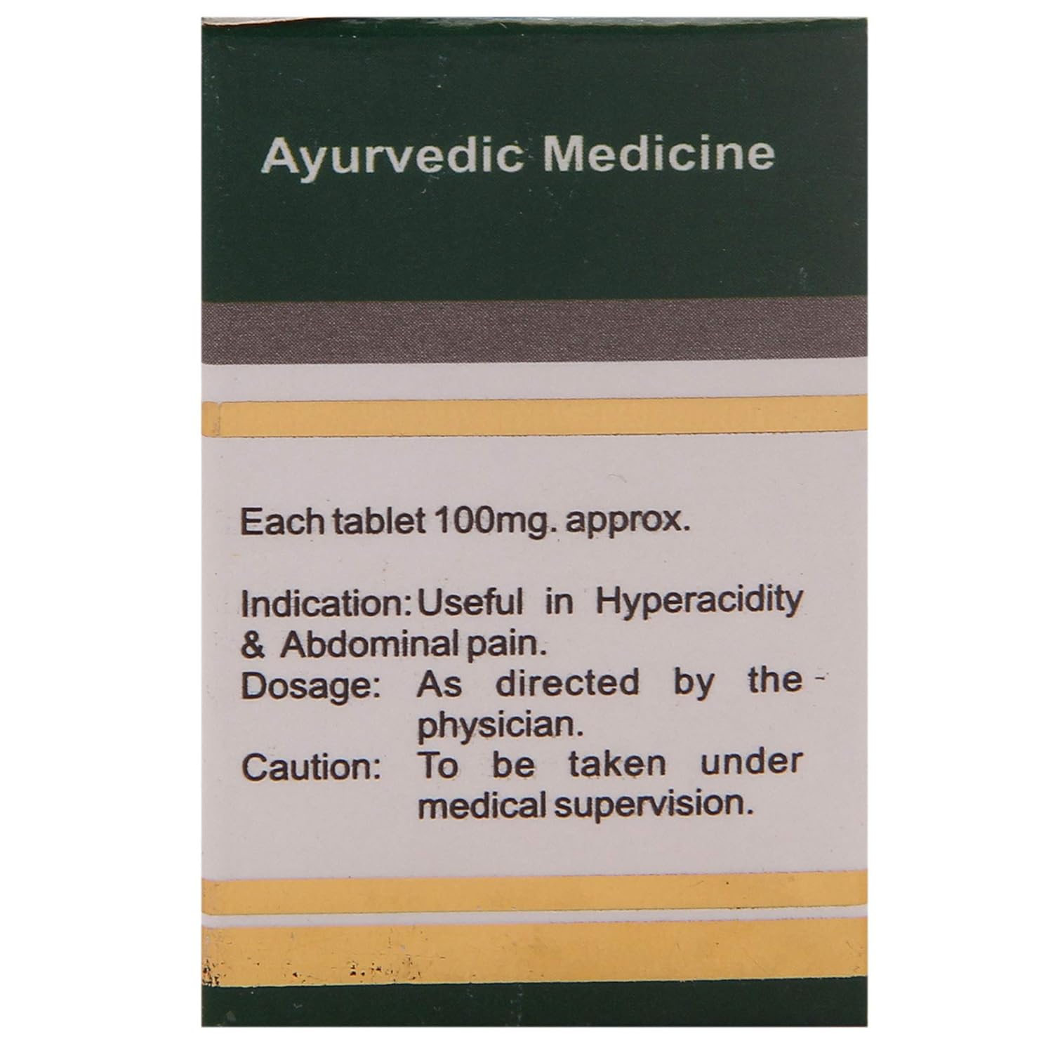 Dhanvantari Ayurvedic Sutshekhar Ras (S.Y.) Useful In Hyper Acidity Suvarn Yukta Tablet