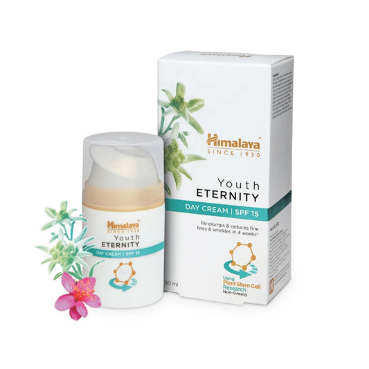 Himalaya Herbal Ayurvedic Personal Care Youth Eternity Für jugendliche Ausstrahlung, Tagescreme für jeden Tag, 50 ml