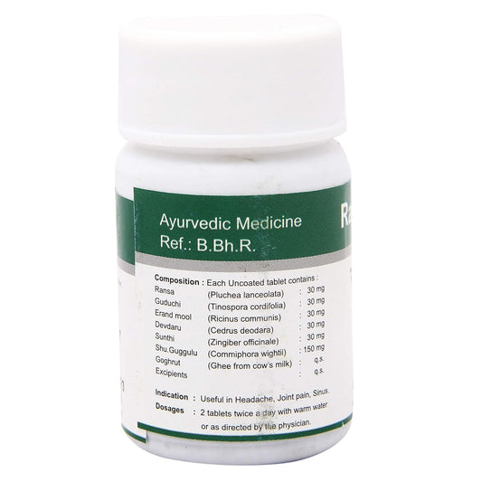 Dhanvantari Ayurvedic Rasnadi Guggulu Useful In Headache & Sinus Tablet