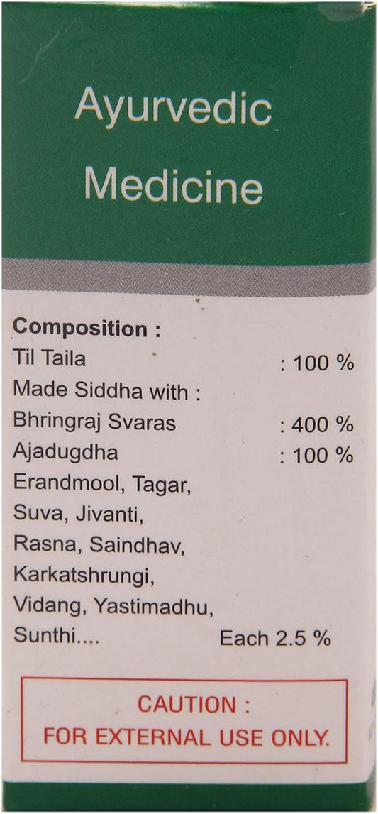 Dhanvantari Ayurvedic Shadbindu Taila Useful In Headache & Migraine Oil