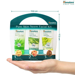 Himalaya Pure Skin Neem Facial Kit (Face Wash,Scrub & Pack)