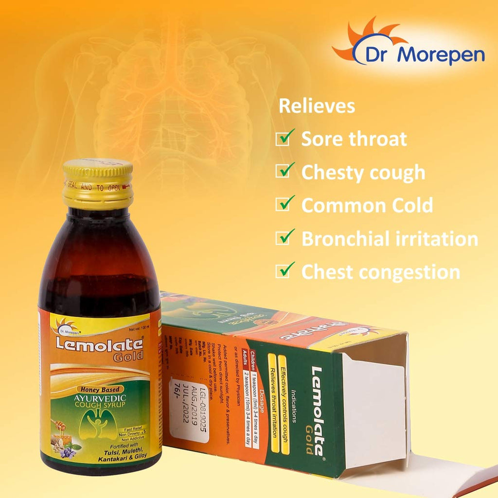 Dr. Morepen Lemolate Gold Ayurvedischer Sirup 100 ML