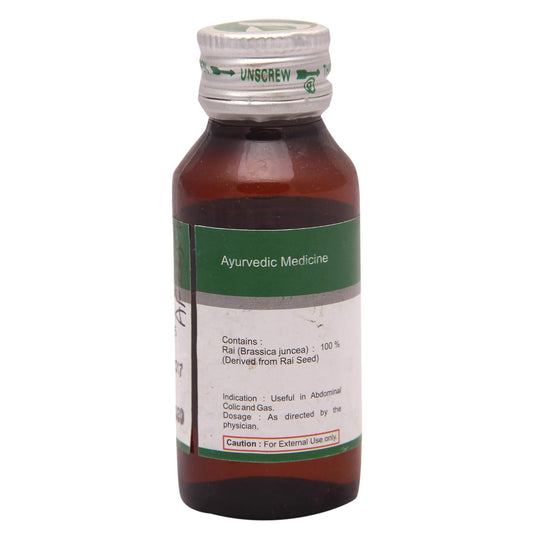 Dhanvantari Ayurvedic Rai Tail Useful In Abdominal Colic & Gas Oil