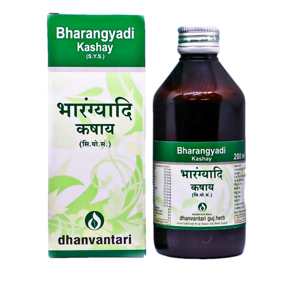 Dhanvantari Ayurvedic Bharangyadi Kadha Nützlich bei Husten und Asthma Flüssigkeit