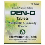Dhanvantari Ayurvedic Den d Antipyretic Immunity Booster Tabletten und Sirup