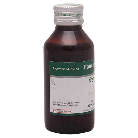 Dhanvantari Ayurvedic Panchgun Taila Useful In Arthritis,Wound Healing & Pain Oil