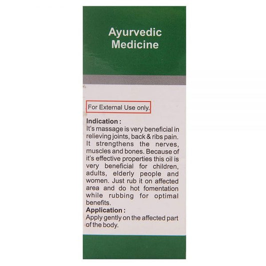 Dhanvantari Ayurvedic Mahanarayan Taila Useful In Rheumatic Pain & Joint Pain Oil