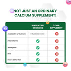Himalayan Organics Calcium Magnesium Zinc Vitamin D3 and B12 Vegetarian 120 Tablets